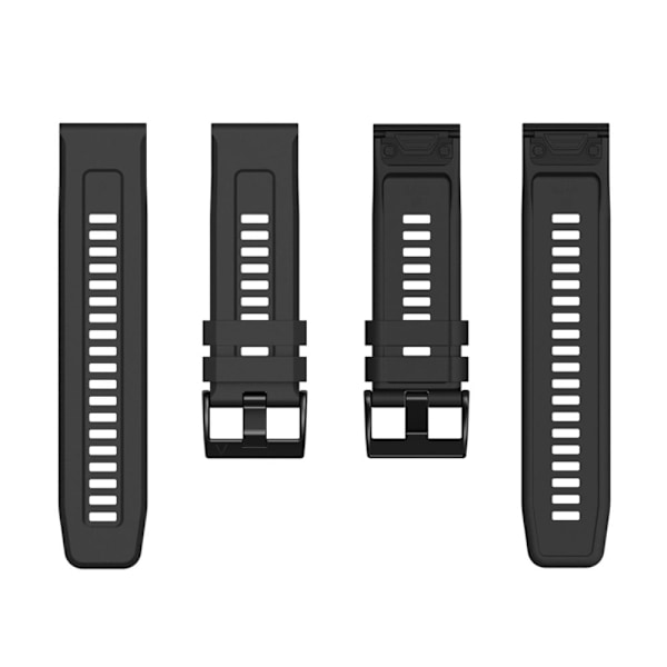 Garmin Fenix 7X urrem i silikone - Sort Black