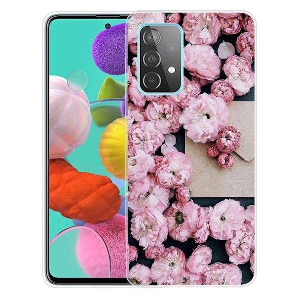 Deco Samsung Galaxy A23 deksel - Rosa Blomster Pink