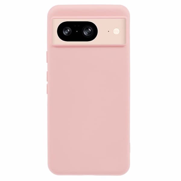 Google Pixel 8 Fodral 2,0 mm flexibelt telefonskydd Arc Edge - Rosa Rosa
