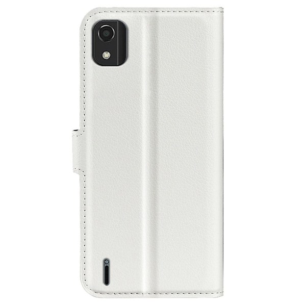 Klassisk Nokia C2 2nd Edition flip etui - Hvid White