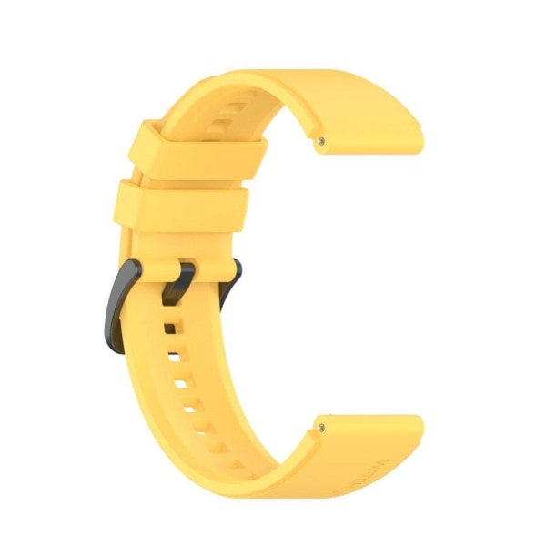 22mm Universal silicone watch strap - Yellow Yellow