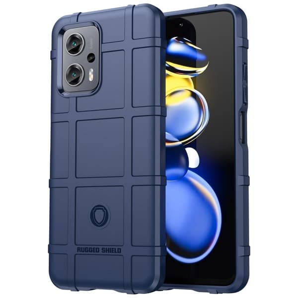 Rugged Shield Xiaomi Poco X4 GT / Xiaomi Redmi Note 11T Pro Plus / Xiaomi Redmi Note 11T Pro skal - Blå Blå