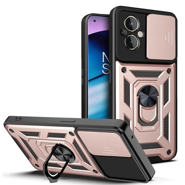 Bofink Combat OnePlus Nord N20 5G deksel - Rose Gull Pink