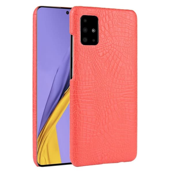 Croco Samsung Galaxy A71 skal - Röd Röd
