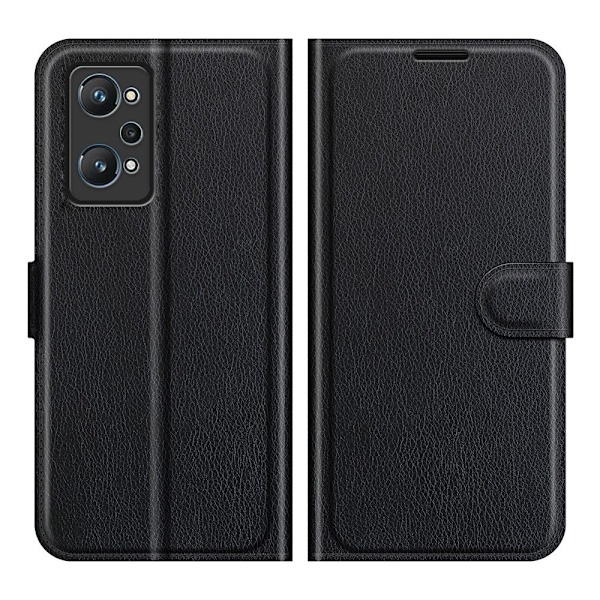 Classic Realme GT2 / Realme GT Neo2 flip kuoret - Musta Black