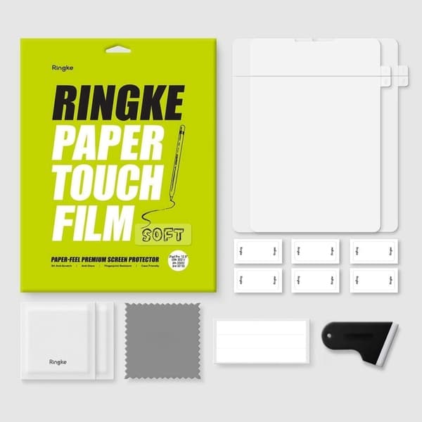 Ringke Paper Touch Film iPad Pro 2021 12.9inch / 4th / 3rd - Soft (1+1) Transparent