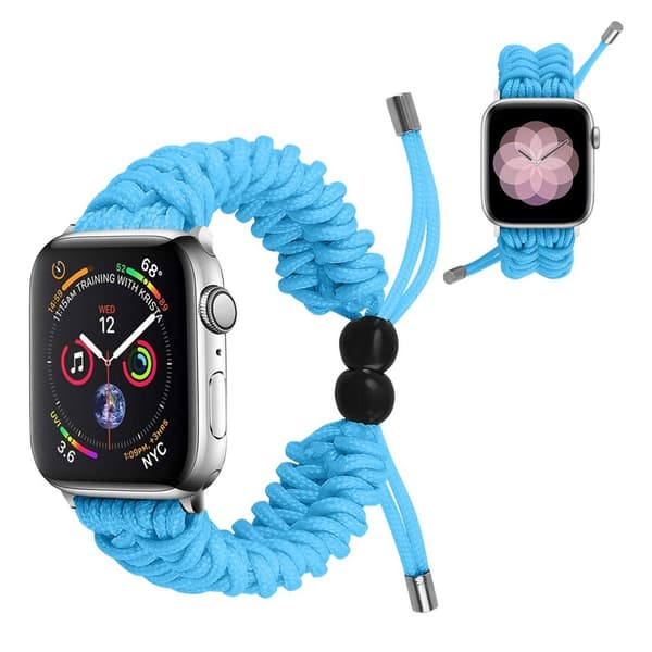 Apple Watch Series 6 / 5 40mm flettet rem - blå Blue