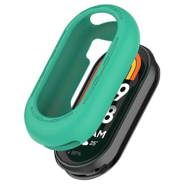 Xiaomi Mi Band 9 / 9 NFC Silikon Klockfodral Antikollisionsskydd Ram - Blågrön Grön