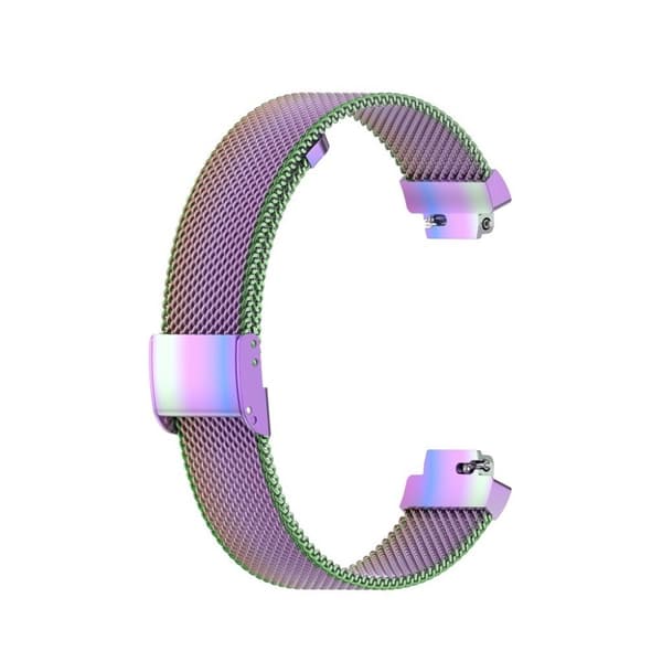 Fitbit Inspire / Inspire HR / Ace 2 rustfritt stål ur band - Multi-farge / Large Multicolor