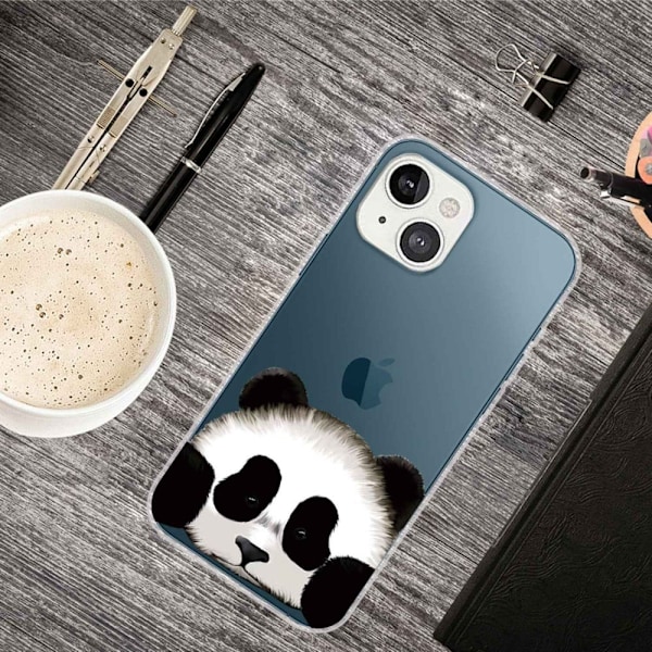 Deco iPhone 14 Plus skal - Panda Vit