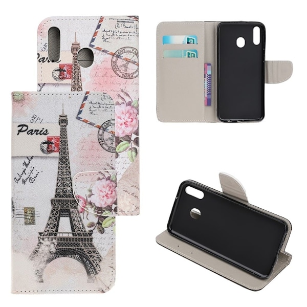 Wonderland Samsung Galaxy A20e kotelot - Eiffel Torni Silver grey