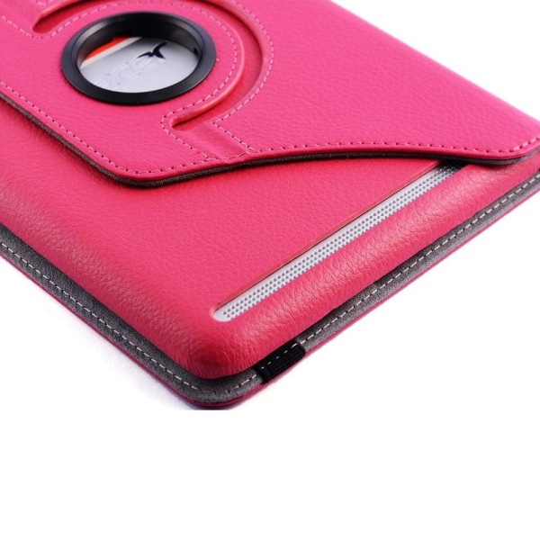 Borelius Acer Iconia Tab 8 A1-840 Læder Rotations Etui - Hot Pink Pink