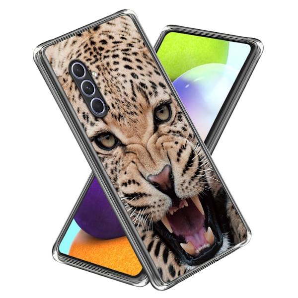 Deco Samsung Galaxy A54 kotelot - Leopardi Brown