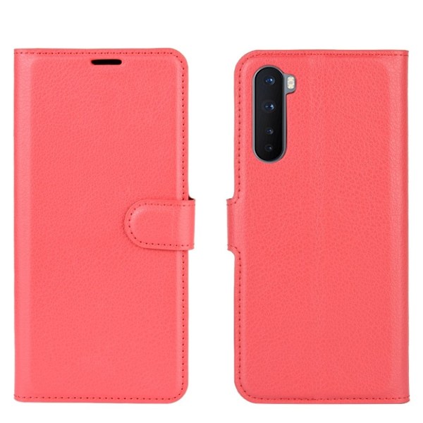 Classic OnePlus Nord Flip Etui - Rød Red