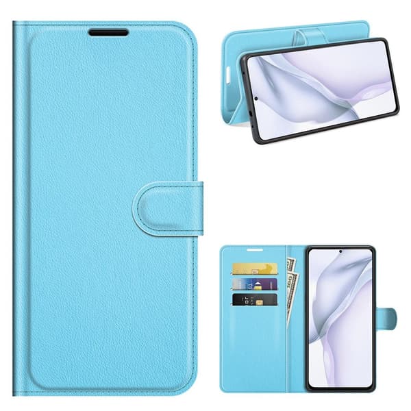 Classic Huawei P50 Läppäkotelo - Sininen Blue