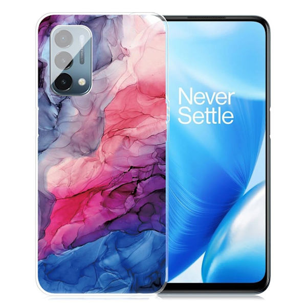 Marble OnePlus Nord N200 5G Suojakotelo - Aqueous Vibrant Pattern Multicolor