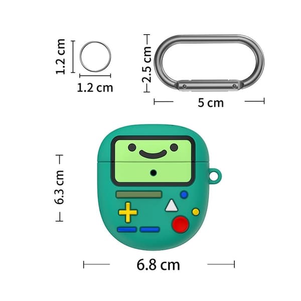 Bose QuietComfort Earbuds II Cartoon Game Console silikoneetui Green