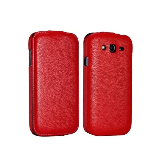 Orion (Rød) Samsung Galaxy Grand Duos Læder Flip Etui Red
