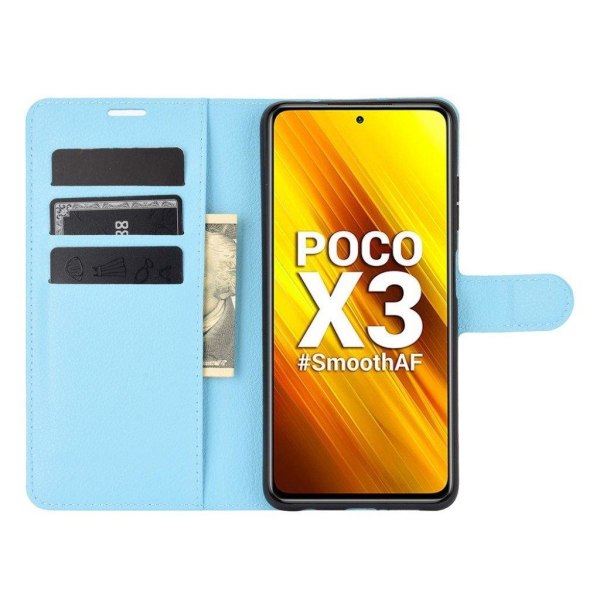 Classic Xiaomi Poco X3 / Xiaomi Poco X3 NFC fodral - Blå Blå