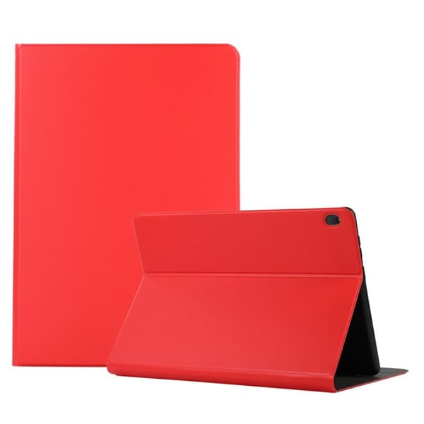 Lenovo Tab M10 simpelt læderetui - Rød Red