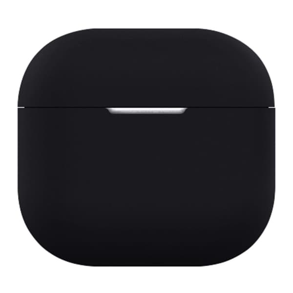 AirPods 4 Silicone Case Bluetooth Earphone Anti-Scratch Protective Cover - Black Black