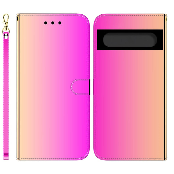 Mirror Google Pixel 7 Pro flip case - Ruusu Pink