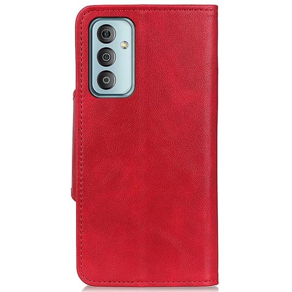 Alpha läder Samsung Galaxy M13 4G fodral - Röd Röd