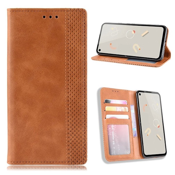 Bofink Vintage Google Pixel 4a kotelot - Ruskea Brown