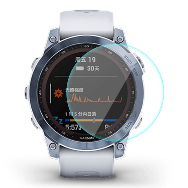 ENKAY Garmin Fenix 7 9H tempered glass screen protector Transparent