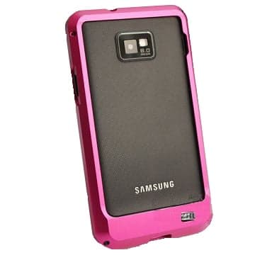 Samsung Galaxy S2 Støtfanger i aluminium (Hot Pink) Pink