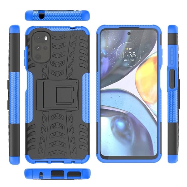 Offroad Motorola Moto G22 deksel - Blå Blue