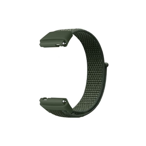 Xiaomi Redmi Watch 3 Lite / Watch 3 Active Nylon Watch Strap Loop Fastener Replacement Band - Militærgrøn Green