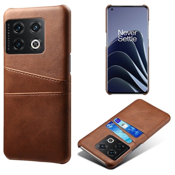 Dual Card Etui OnePlus 10 Pro - Brun Brown