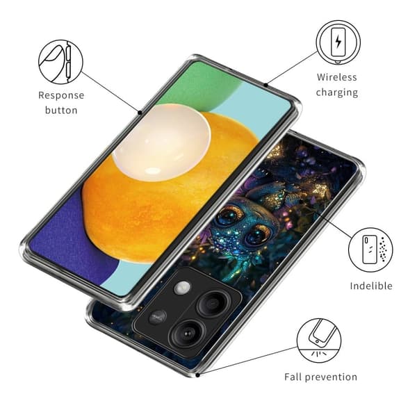 Vibe Xiaomi Redmi Note 13 4G skal - Alv multifärg