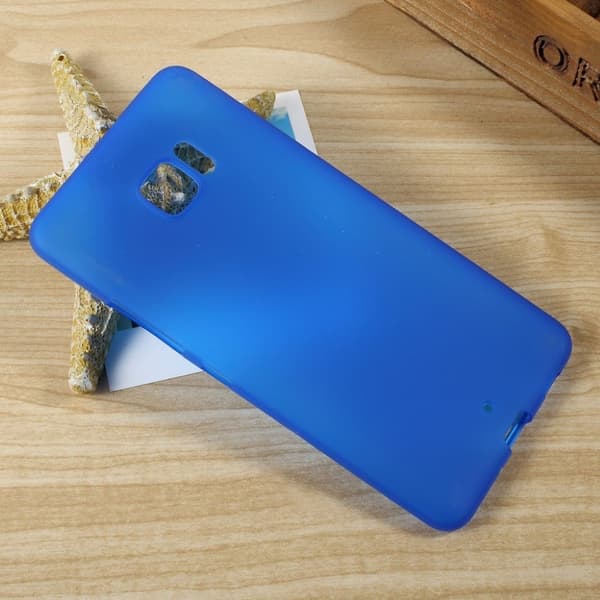 Htc U Ultra Anti-Fingerprint Matt Etui - Blå Blue