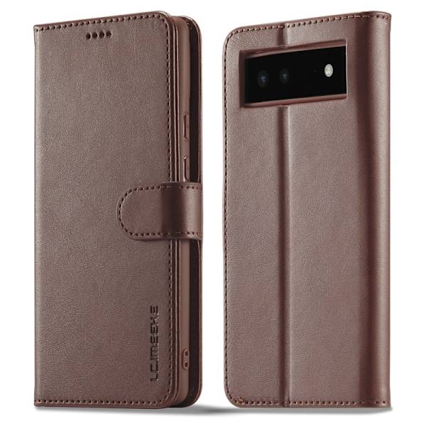 LC.IMEEKE Google Pixel 6 flip case - Ruskea Brown