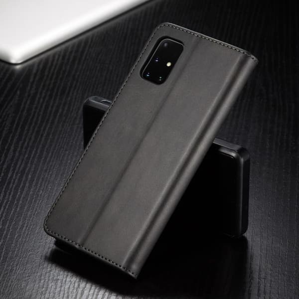 LC.IMEEKE Samsung Galaxy A71 5G flip etui - Svart Black