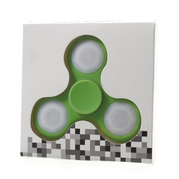 Fidget Spinner Kolmi Siipinen Tyylikäs Stressilelu - Vihreä Green