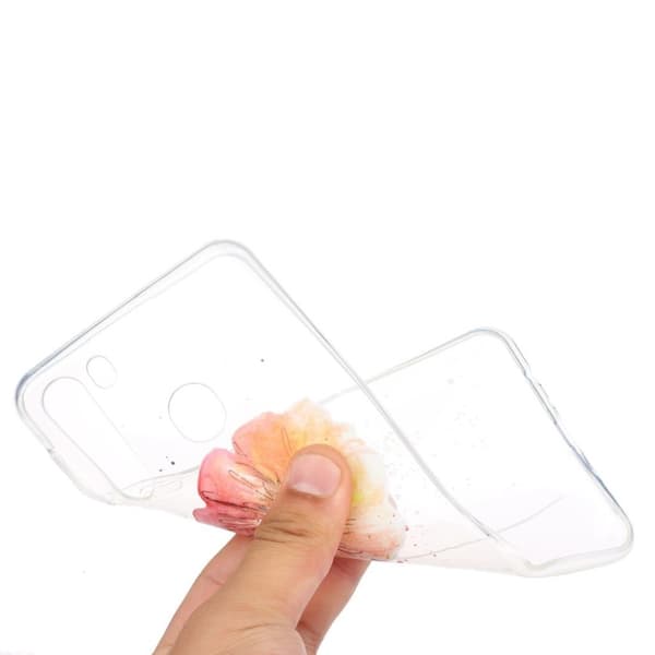 Deco Samsung Galaxy A21 deksel - Blomst Pink