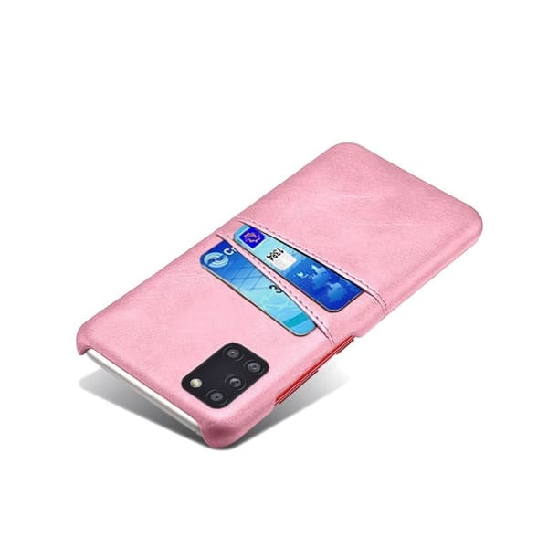 Dual Card etui - Samsung Galaxy A31 - Rose Gold Pink