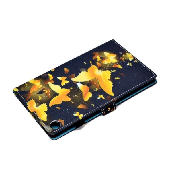 Lenovo Tab M10 FHD Plus pattern printing leather case - Gold But Guld