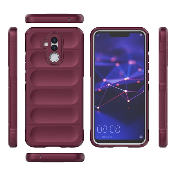 Blødt grebsformet cover til Huawei Mate 20 Lite - Rød Red