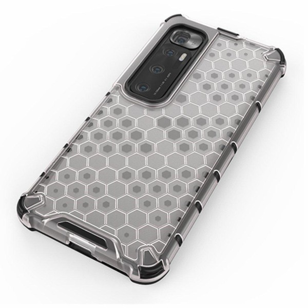 Bofink Honeycomb Xiaomi Mi 10 Ultra Etui - Grå Silver grey