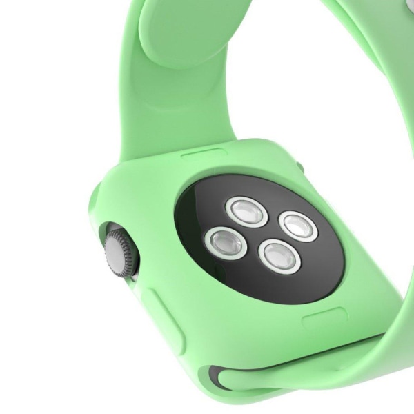 Apple Watch Series 3/2/1 38mm holdbart etui - Grøn Green