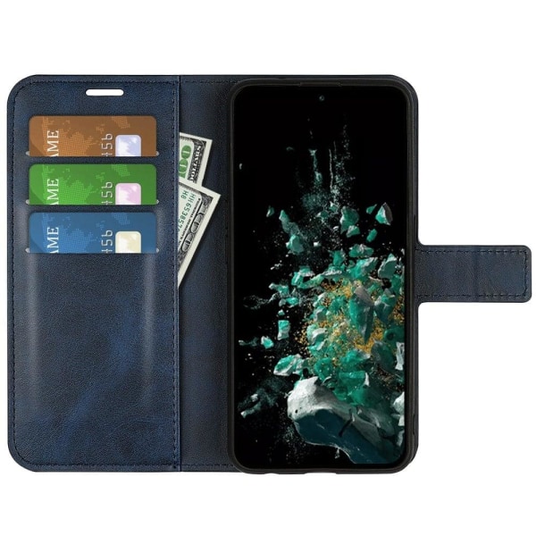 Læderetui med Pung til OnePlus Ace Pro / 10t - Blå Blue