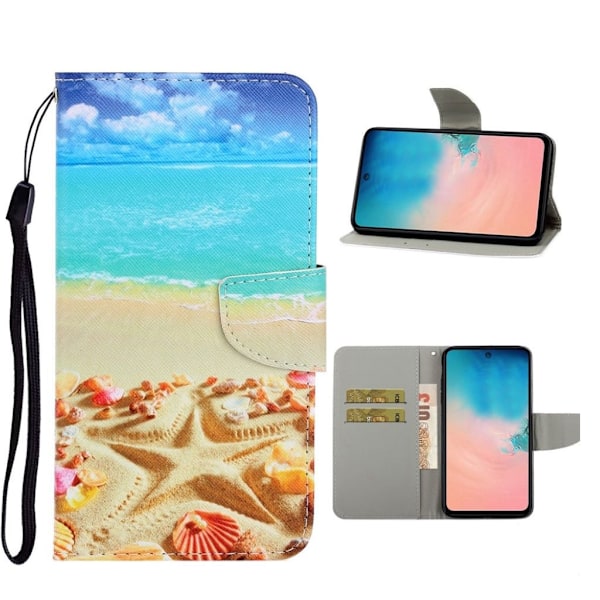 Wonderland Samsung Galaxy S20 flip kuoret - Ranta Multicolor