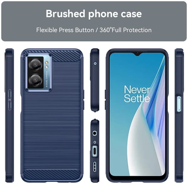 Carbon Flex Etui OnePlus Nord N20 Se - Blå Blue