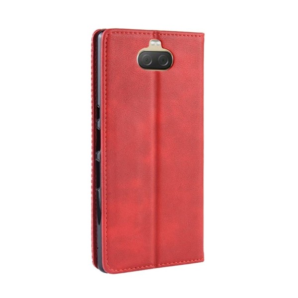 Sony Xperia 10 Plus vintage-tyylinen kotelo - Punainen Red
