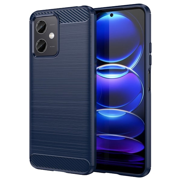 Carbon Flex Etui Xiaomi Redmi Note 12 - Blå Blue