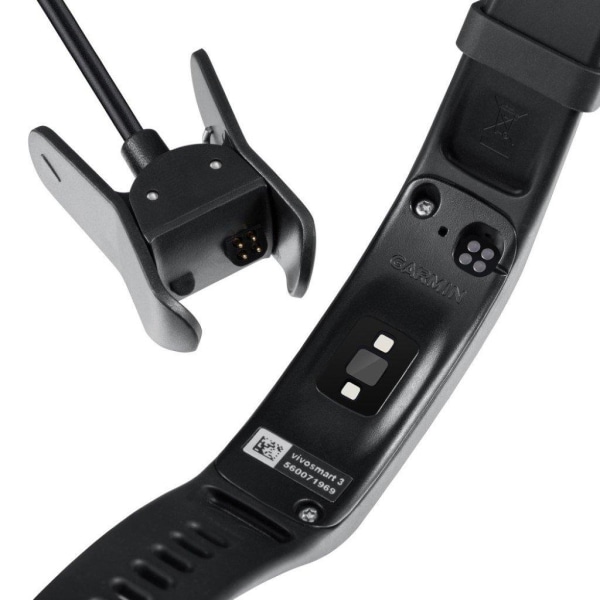 Garmin Vivosmart mallille kestävä USB latausjohto Black